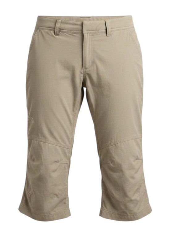 The North Face Pants - THE NORTH FACE Beige Lightweight Hiking Capri Cargo Pants outdoor travel women’s